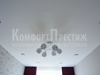 тканевый натяжной потолок 13
